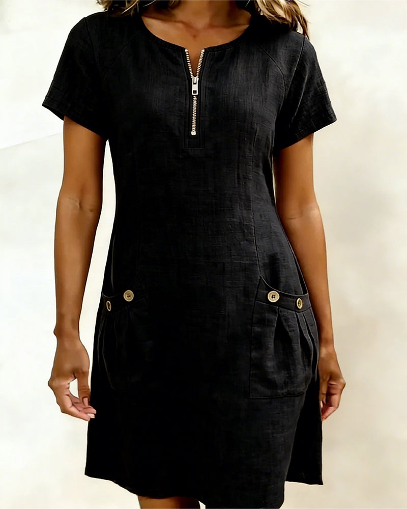 Robe Ramina Avec Poches En Lin