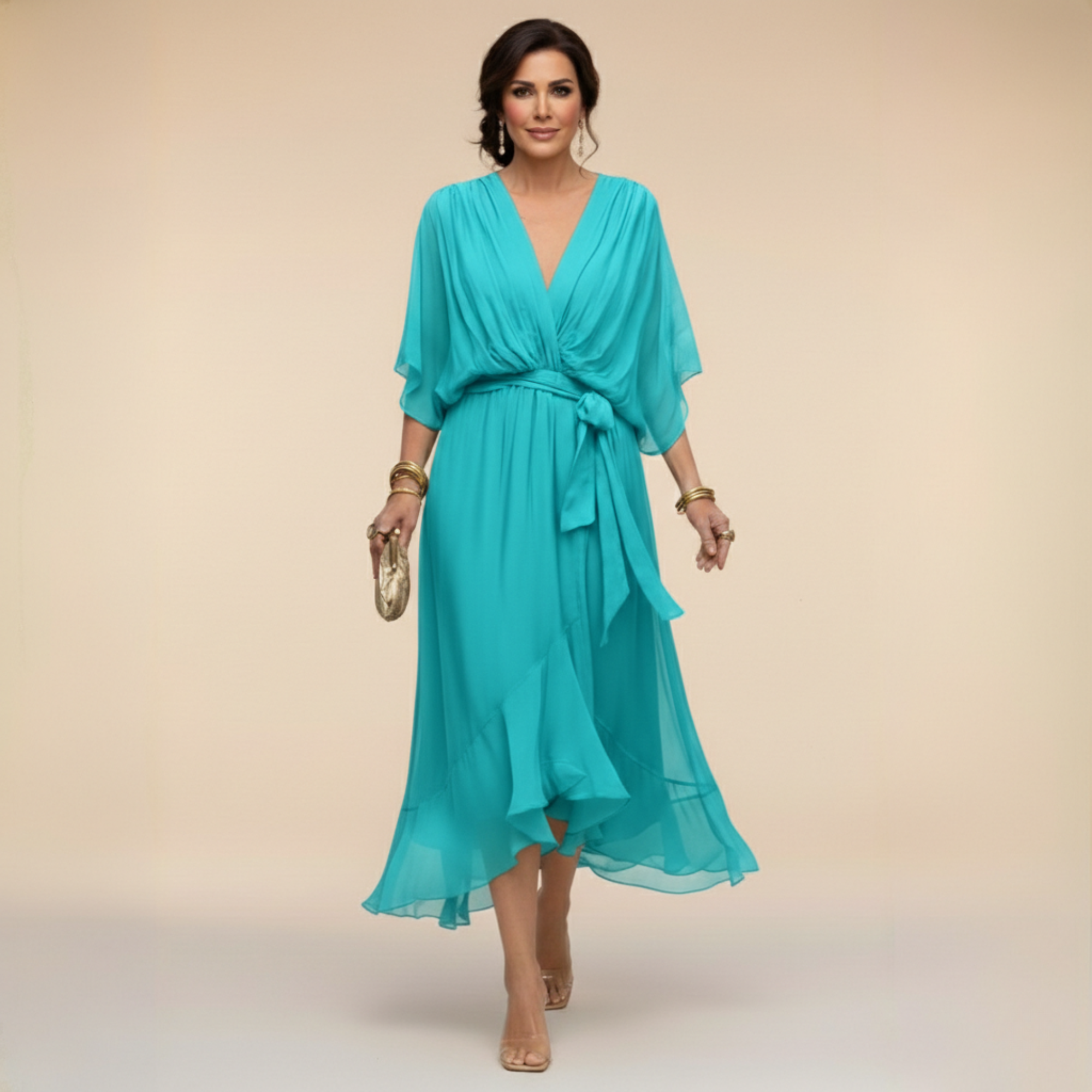Robe Alizée À Encolure En V