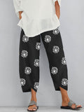 Pantalon Court Bohème Décontracté