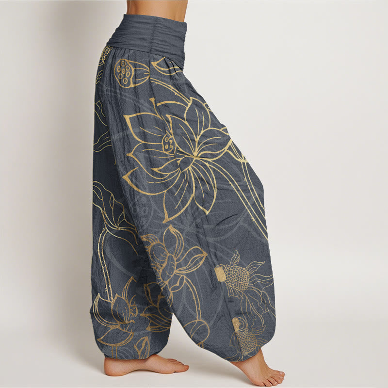Pantalon "Yoga & Méditation" En Coton