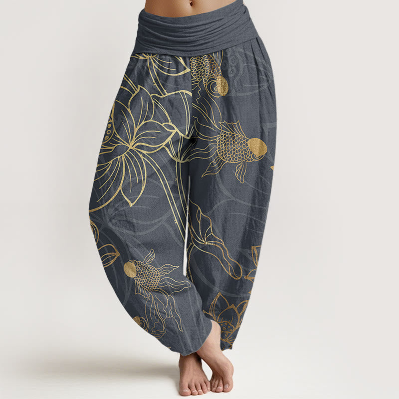 Pantalon "Yoga & Méditation" En Coton