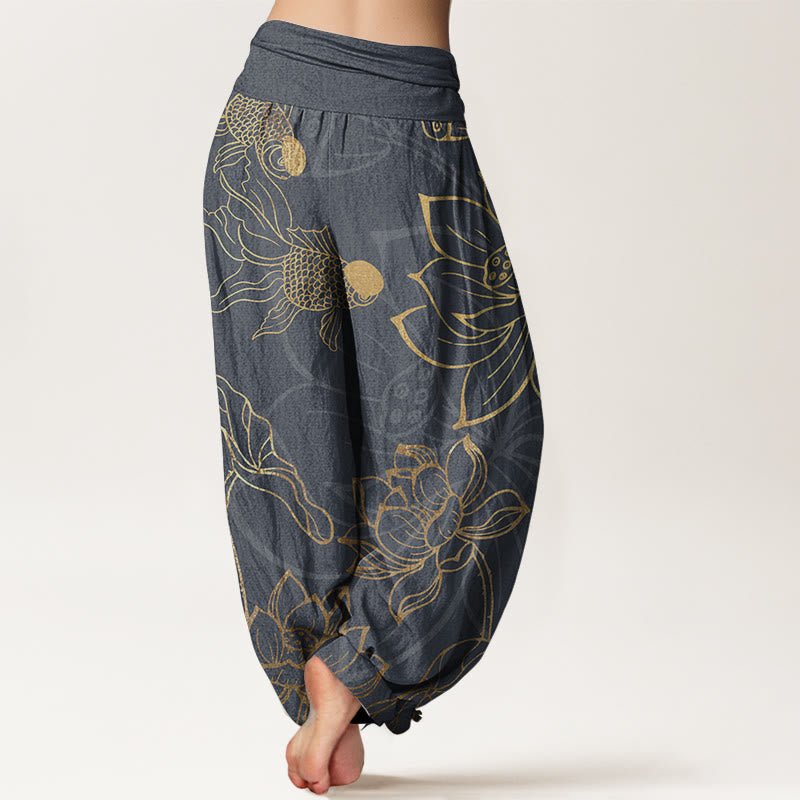 Pantalon "Yoga & Méditation" En Coton