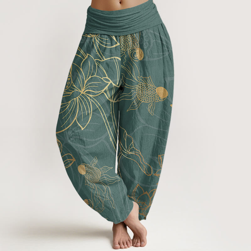 Pantalon "Yoga & Méditation" En Coton