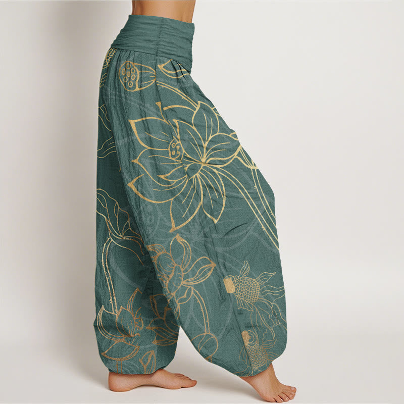 Pantalon "Yoga & Méditation" En Coton