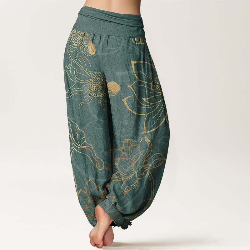 Pantalon "Yoga & Méditation" En Coton