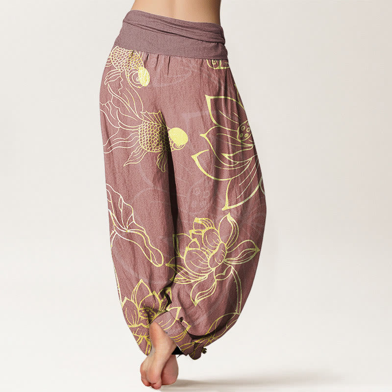Pantalon "Yoga & Méditation" En Coton