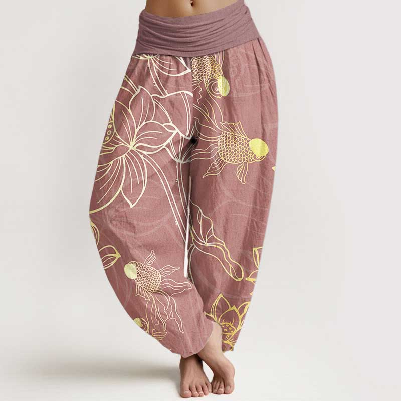 Pantalon "Yoga & Méditation" En Coton