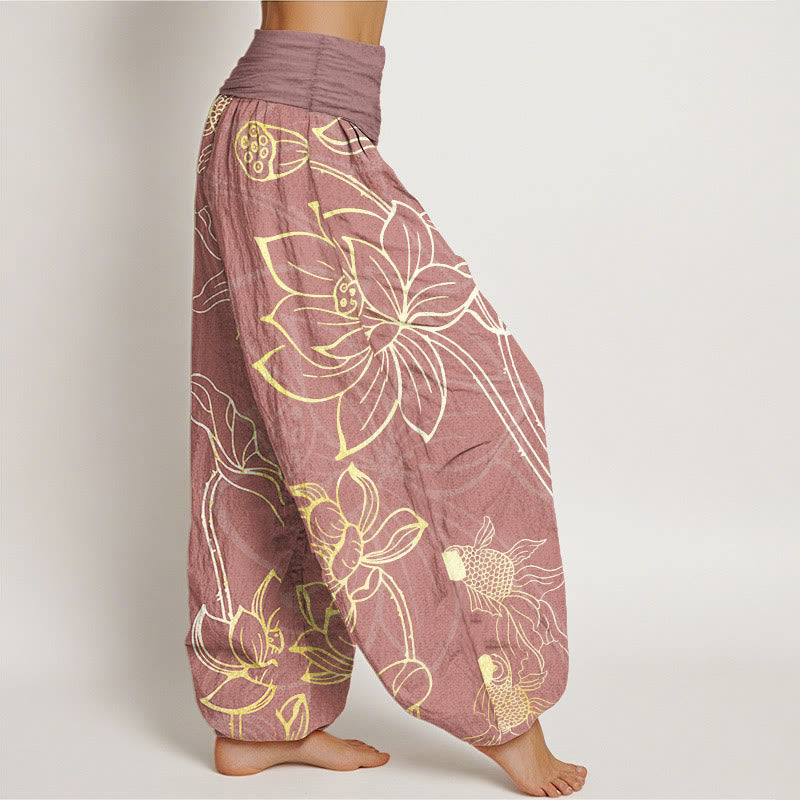 Pantalon "Yoga & Méditation" En Coton