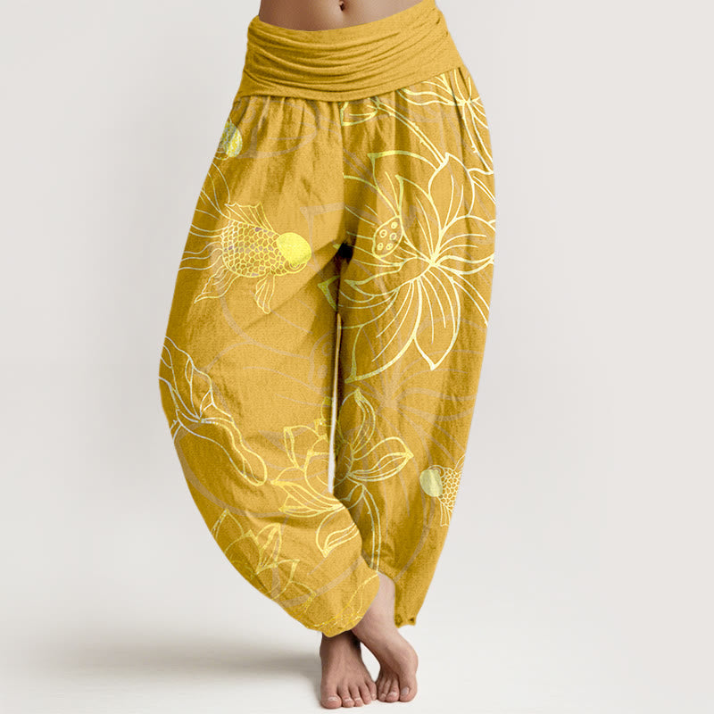 Pantalon "Yoga & Méditation" En Coton