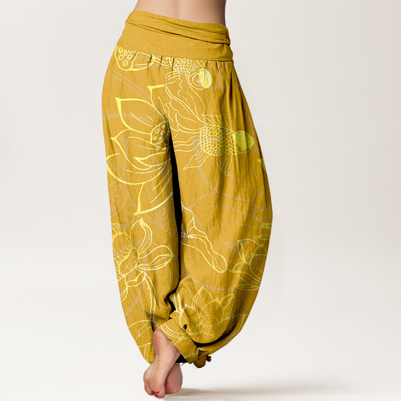 Pantalon "Yoga & Méditation" En Coton