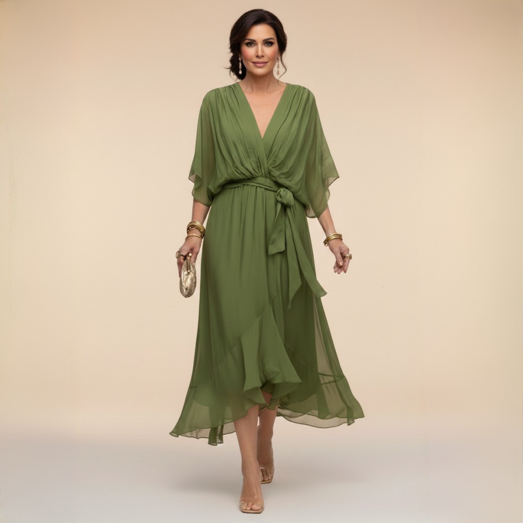 Robe Alizée À Encolure En V