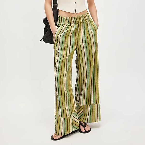 Pantalon Tissé "Azura 70s" Ultra Confortable