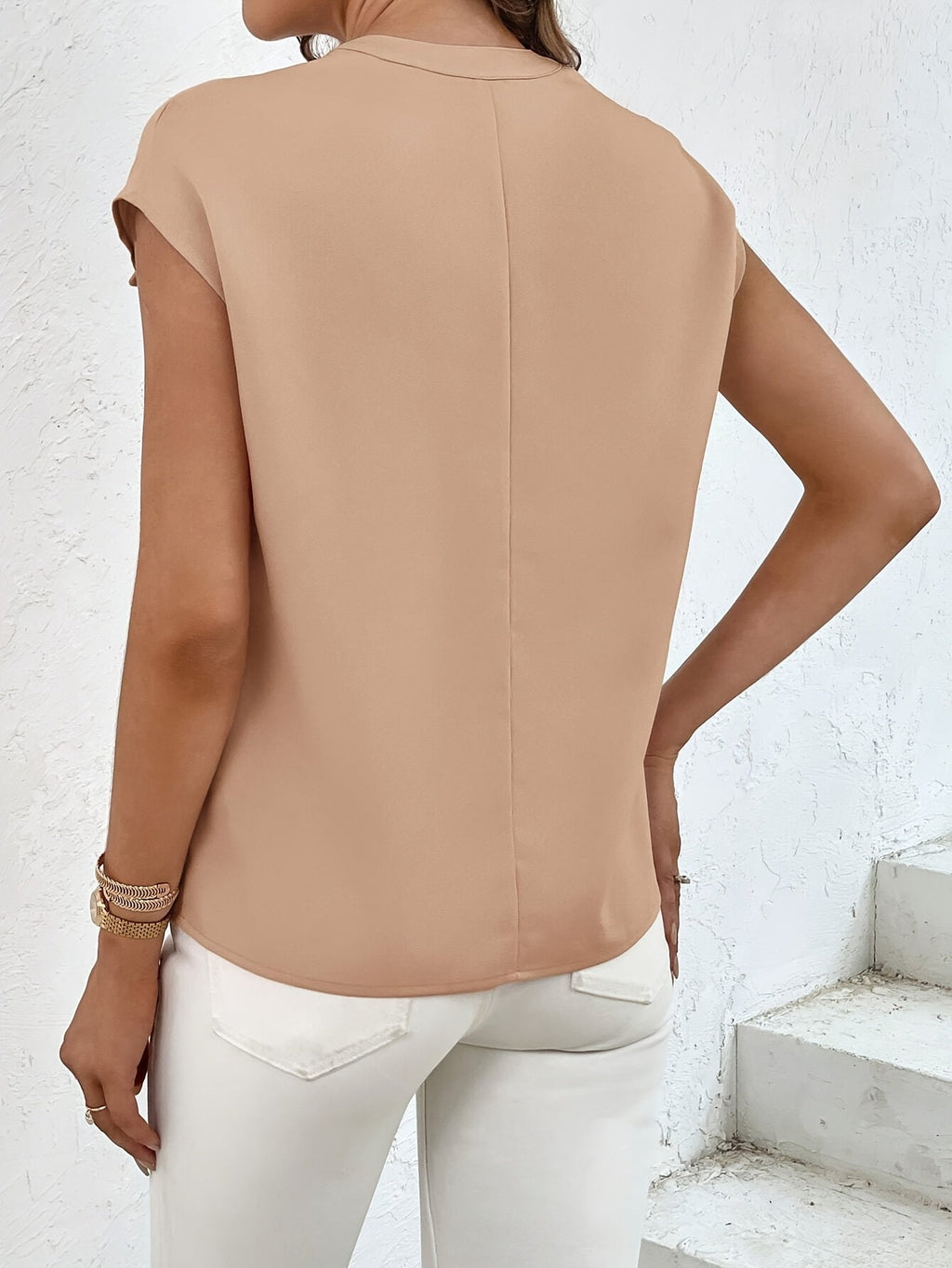 Chemise D'été À Manches Courtes Avec Poches