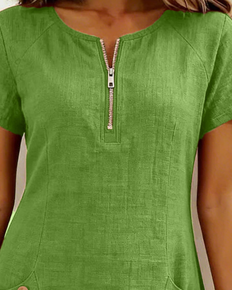 Robe Ramina Avec Poches En Lin