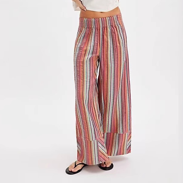 Pantalon Tissé "Azura 70s" Ultra Confortable