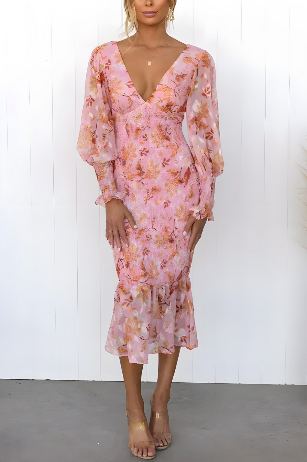 Robe Amilia Avec Décolleté En V
