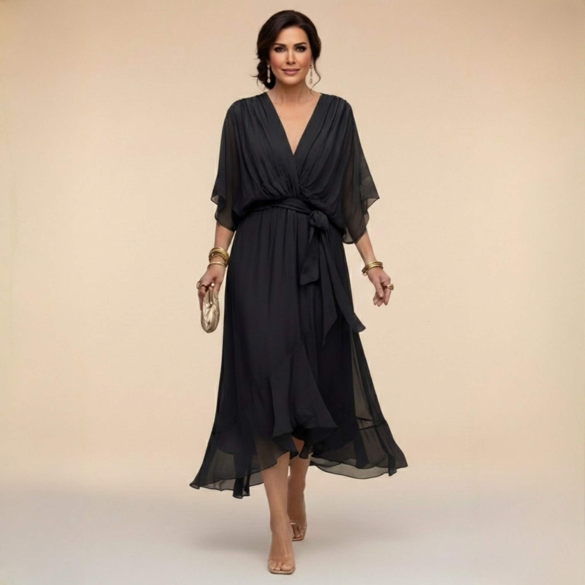 Robe Alizée À Encolure En V
