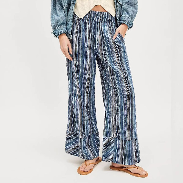 Pantalon Tissé "Azura 70s" Ultra Confortable