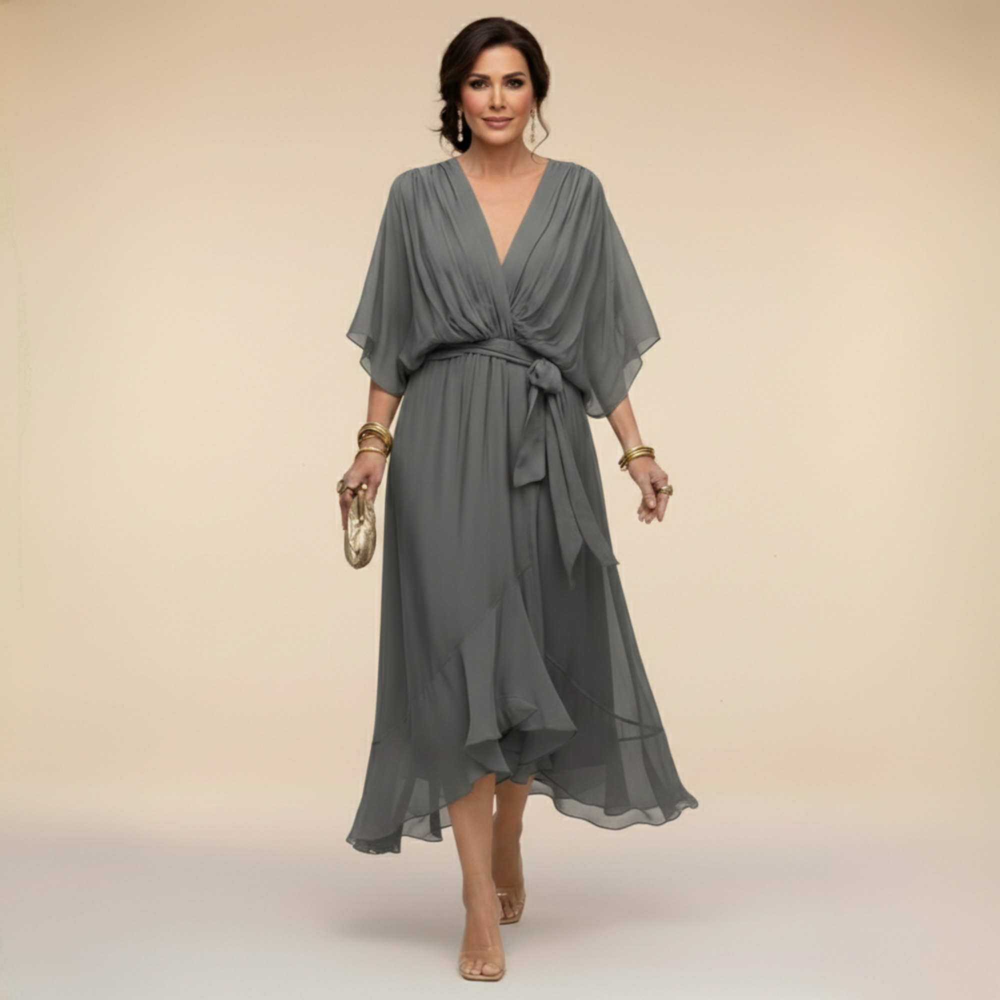 Robe Alizée À Encolure En V