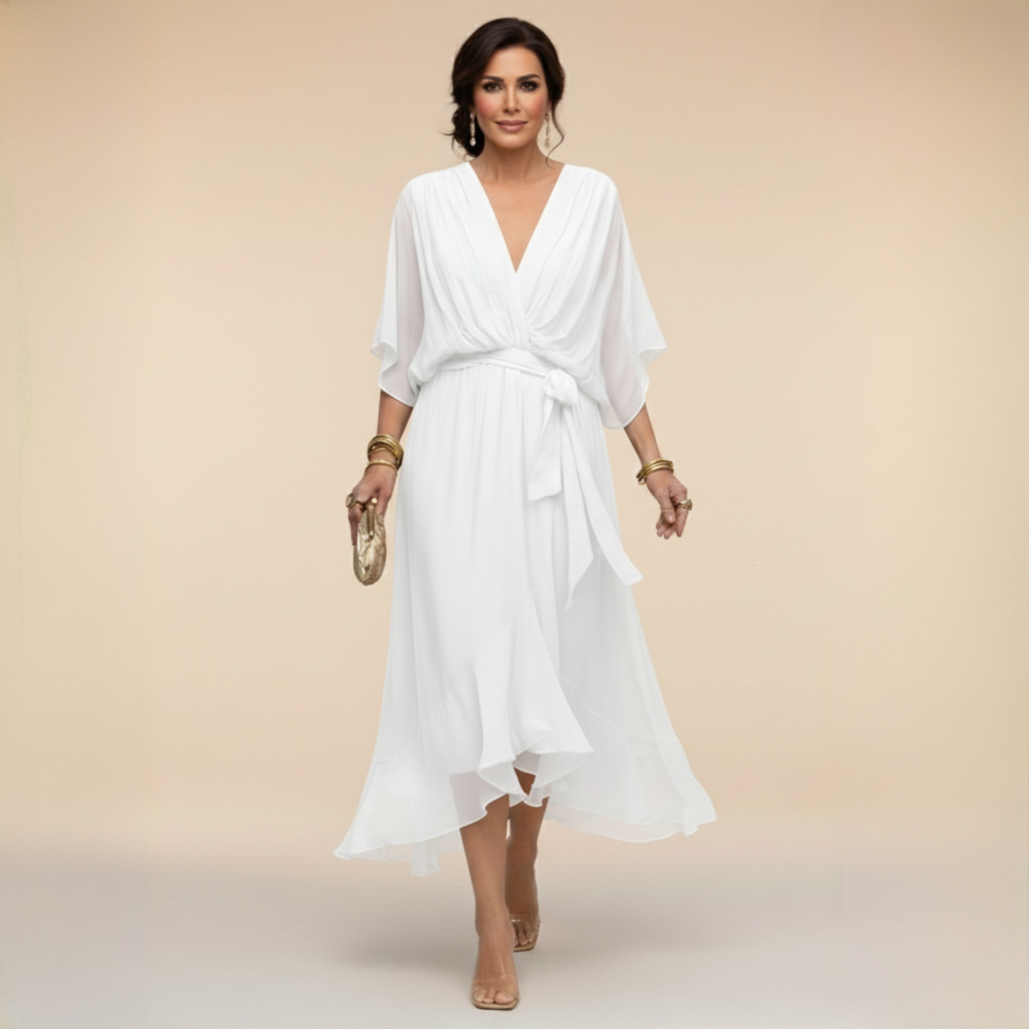 Robe Alizée À Encolure En V