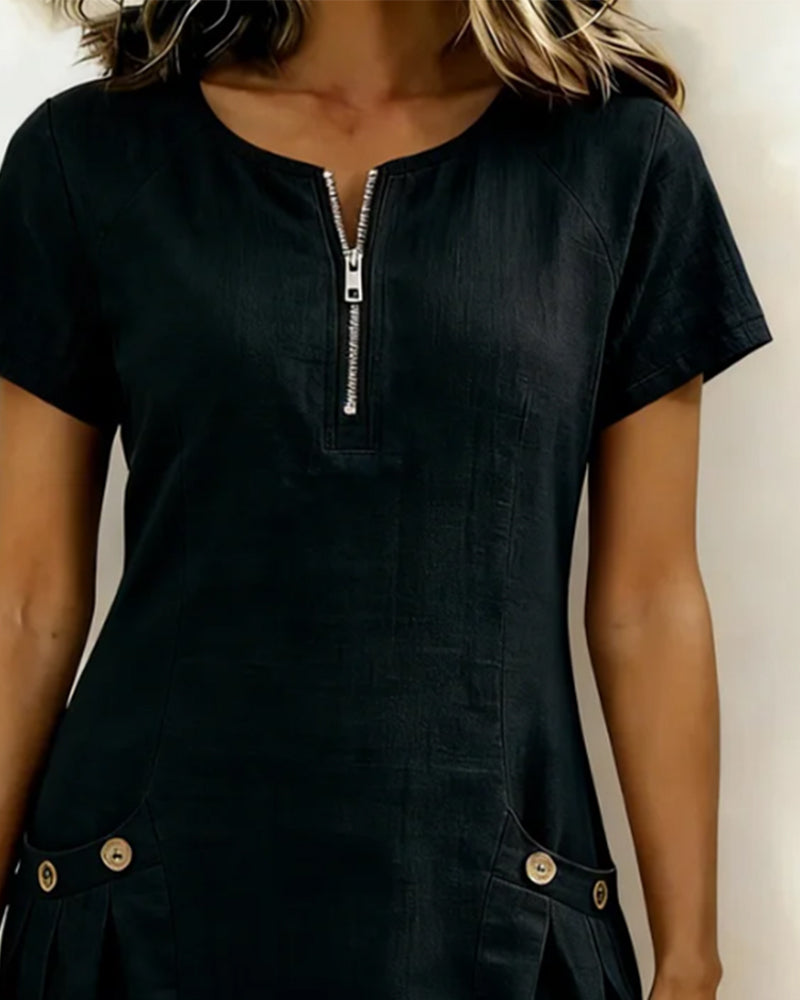 Robe Ramina Avec Poches En Lin