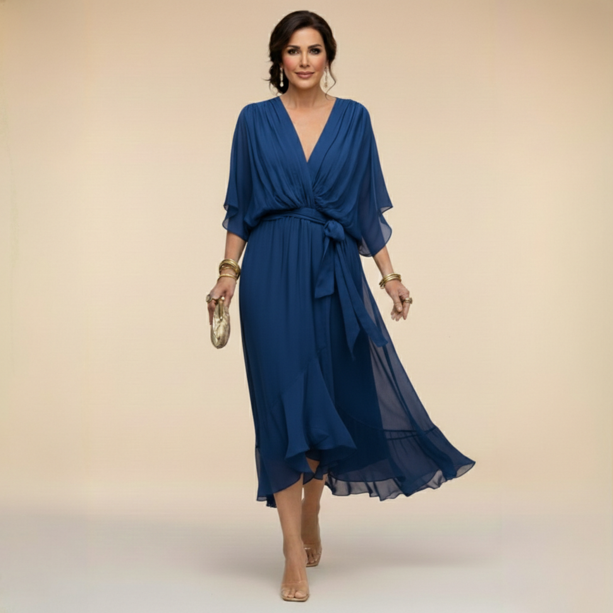 Robe Alizée À Encolure En V