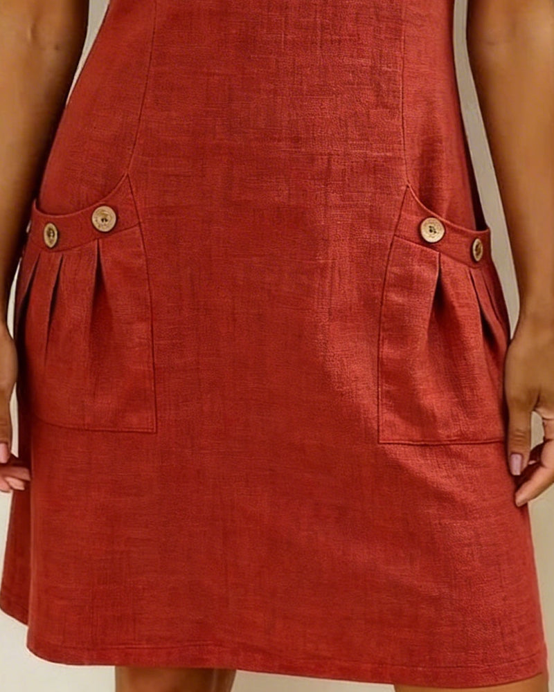 Robe Ramina Avec Poches En Lin