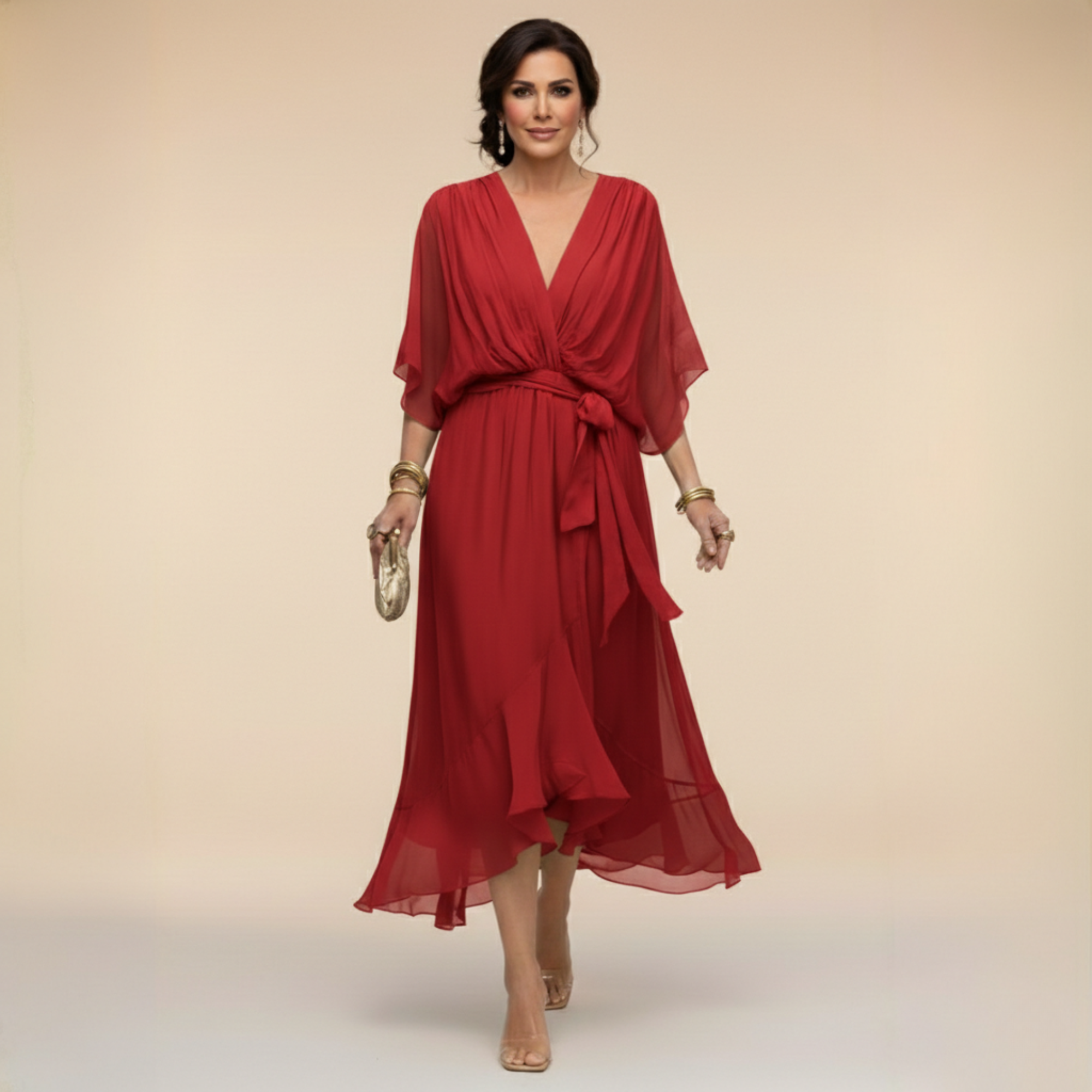 Robe Alizée À Encolure En V