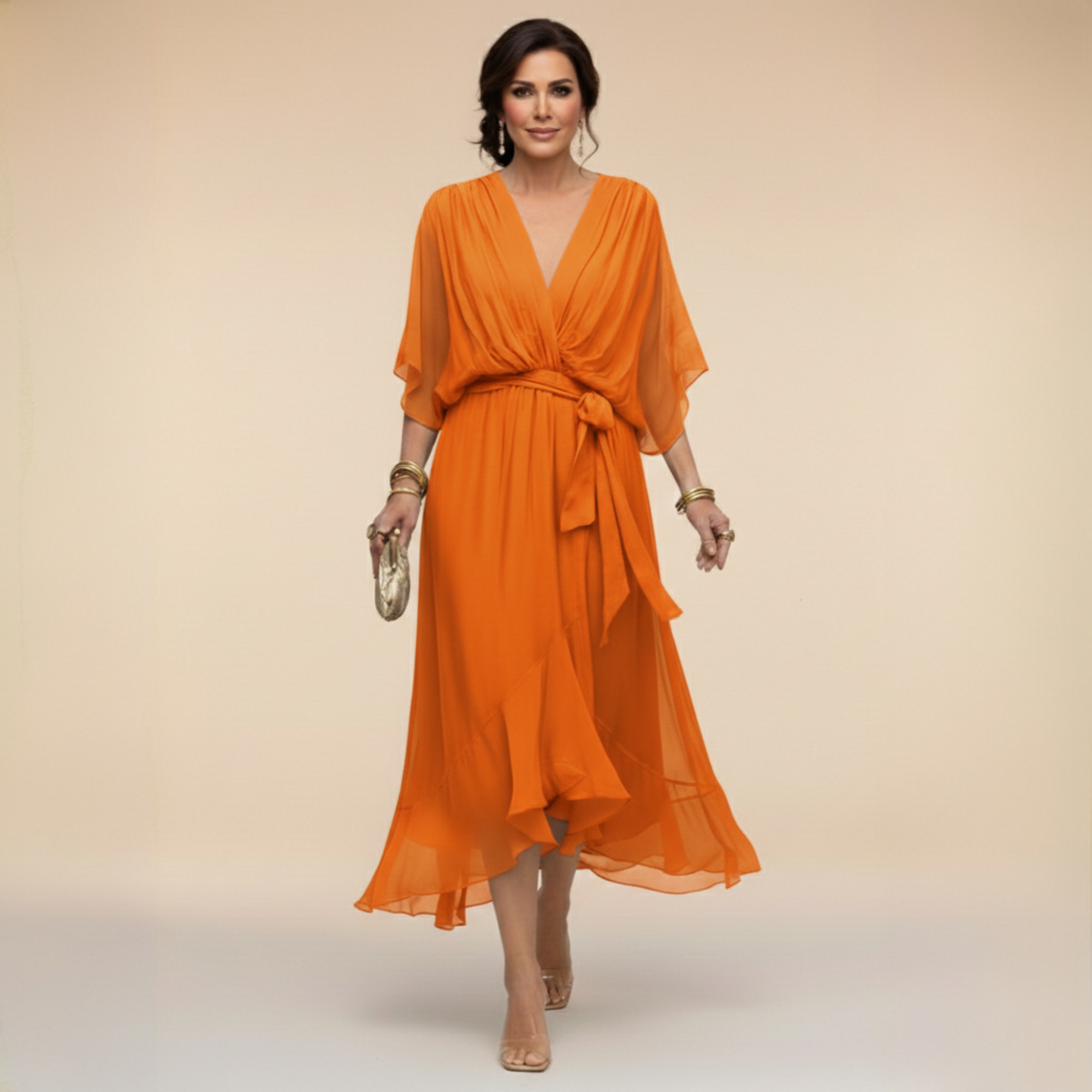 Robe Alizée À Encolure En V
