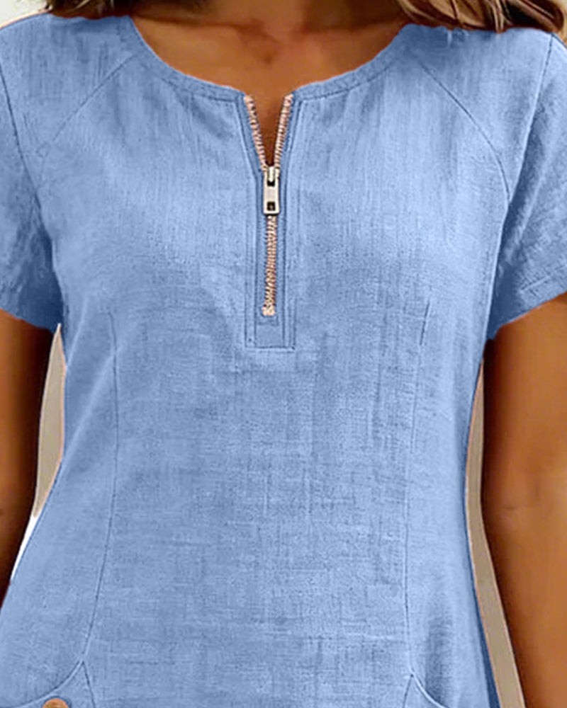 Robe Ramina Avec Poches En Lin