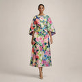 Robe Fenty Cintrée à Motifs Floraux