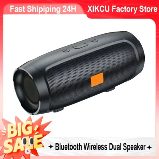 Enceinte Bluetooth double portable XIKCU stéréo