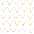 Collier Pendentif Alphabet Brillant