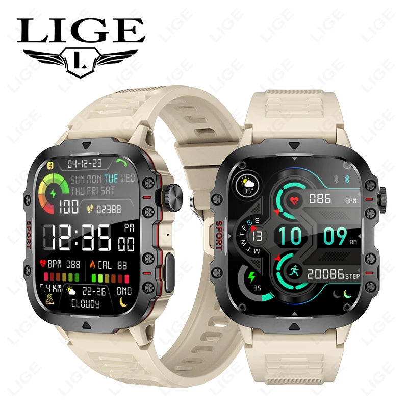 Montre connectée pour homme LIGE