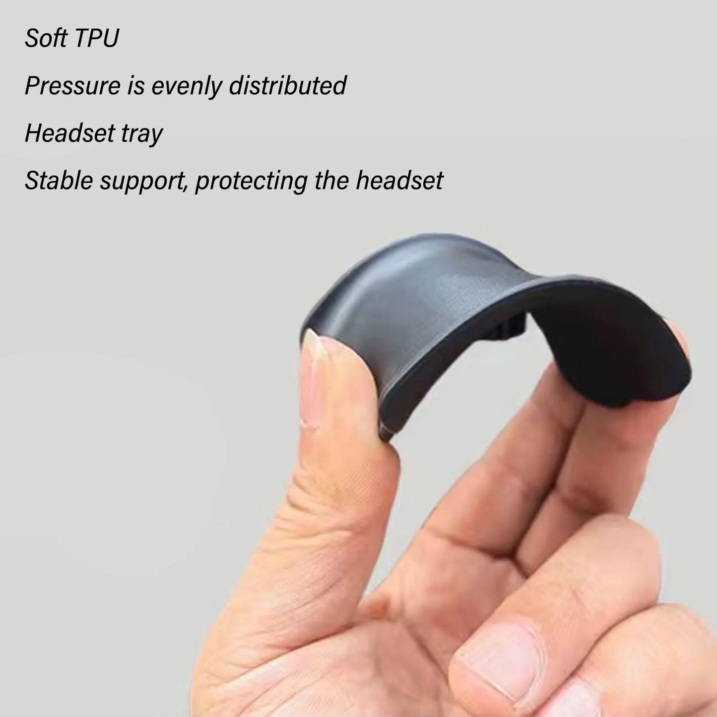 Support pour casque audio avec coins arrondis