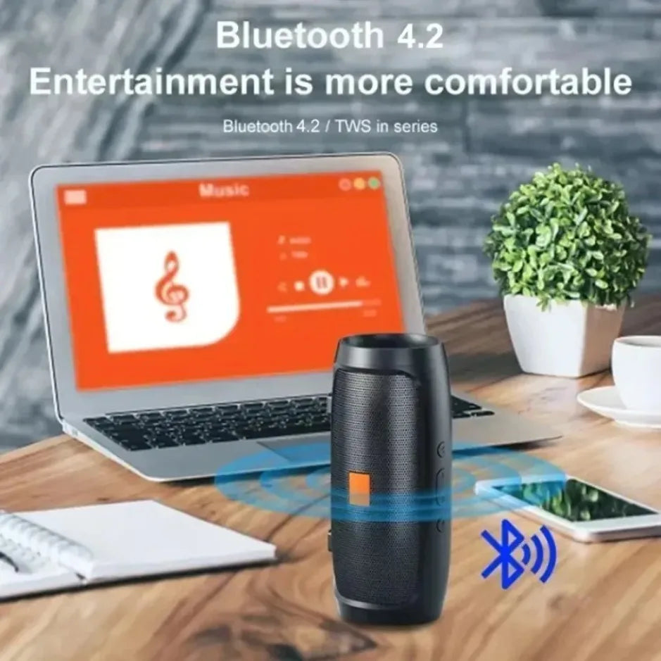 Enceinte Bluetooth double portable XIKCU stéréo