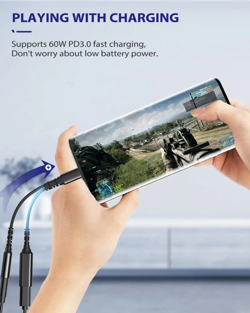 Adaptateur  USB C vers double adaptateur USB