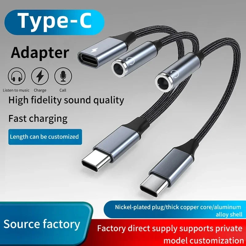 Adaptateur jack pour écouteurs Xiaomi Huawei