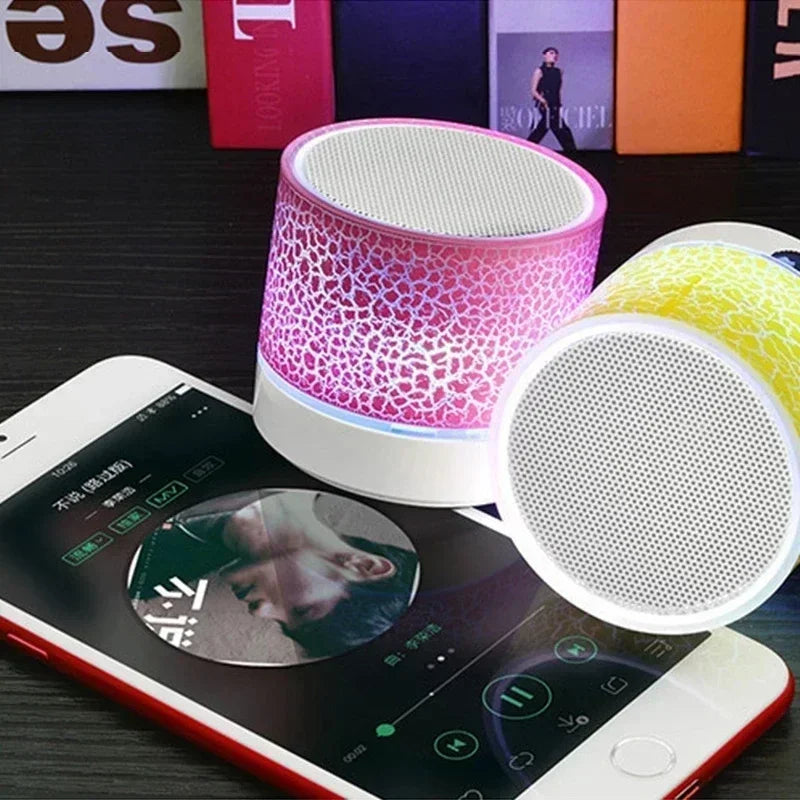 Mini enceinte Bluetooth sans fil avec LED