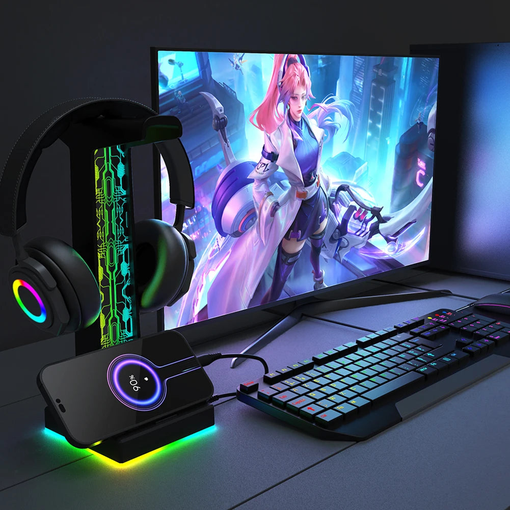 Support pour casque RGB