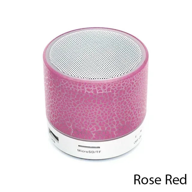 Mini enceinte Bluetooth sans fil avec LED