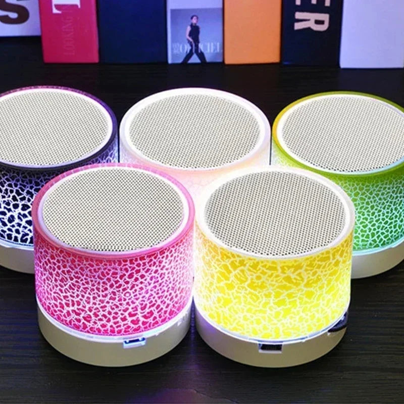 Mini enceinte Bluetooth sans fil avec LED