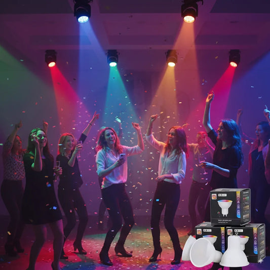 Ampoule LED GU10 RGB à intensité variable