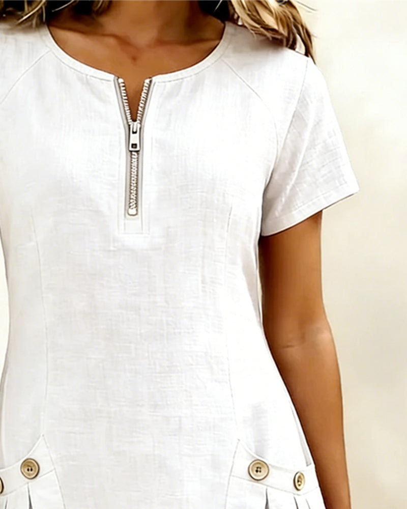 Robe Ramina Avec Poches En Lin