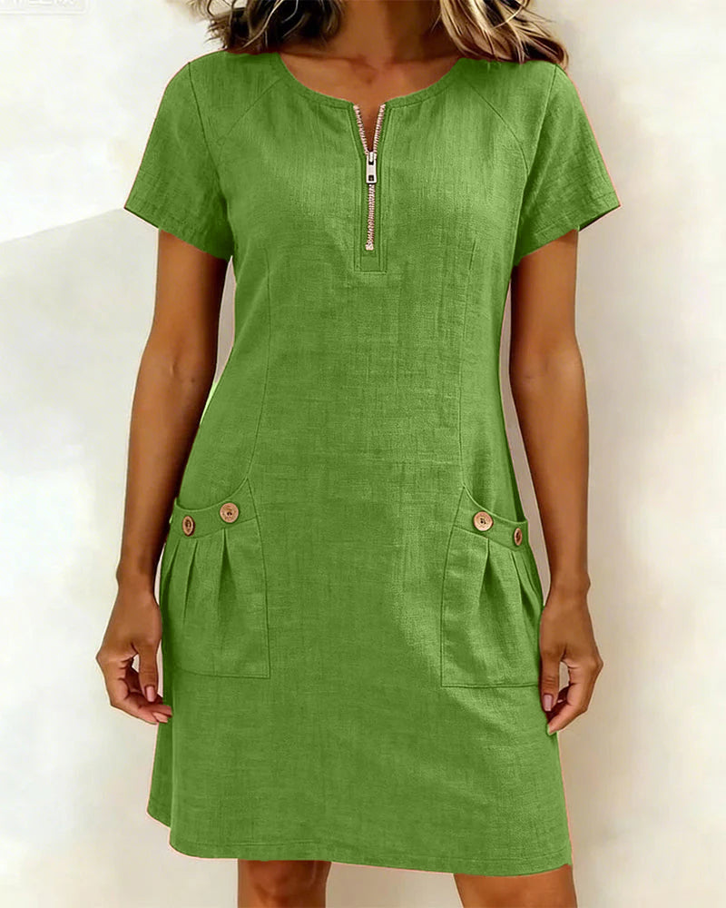 Robe Ramina Avec Poches En Lin