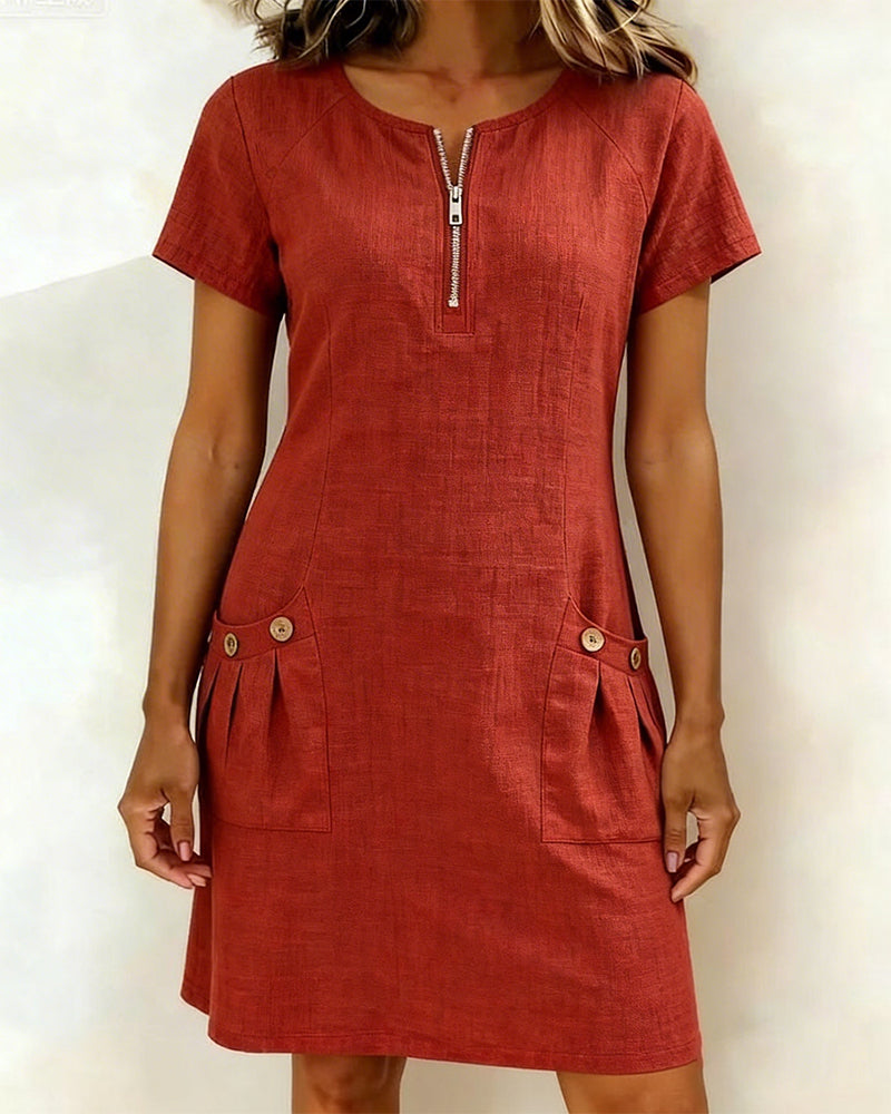 Robe Ramina Avec Poches En Lin