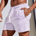 Azlan | Short de Bain Classique et Élégant à Rayures pour Homme
